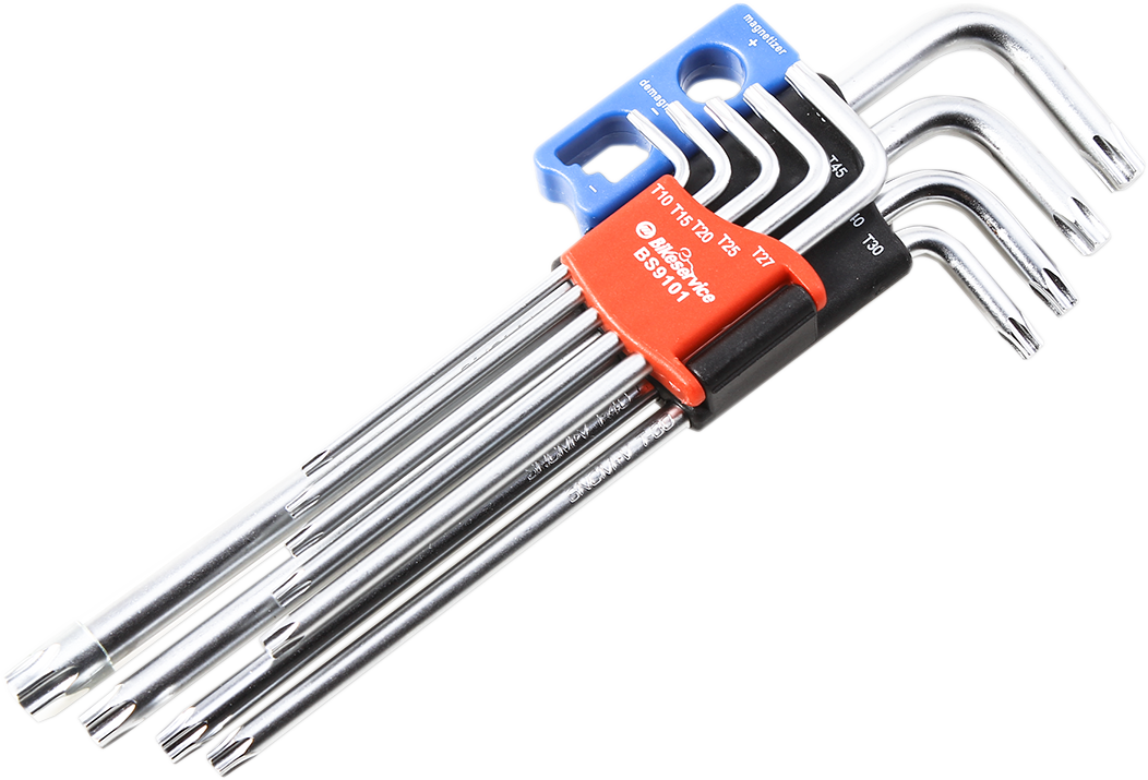 BIKESERVICE Magnetic Torx? Key - 9-Piece BS9101