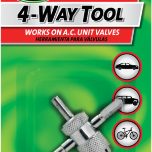 SLIME Tire Valve Tool - 4-Way 2044-A