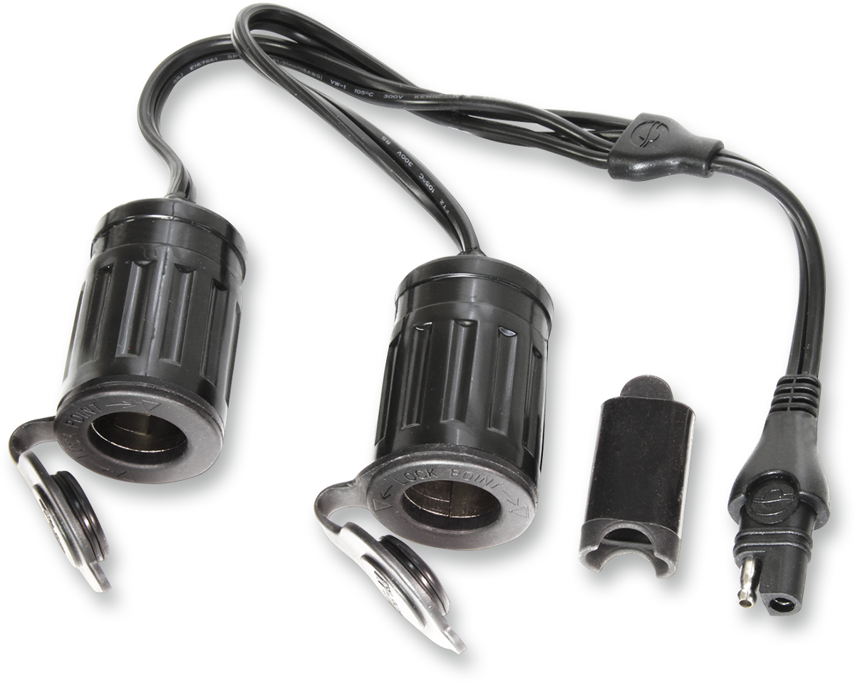 TECMATE Y-Splitter - SAE to Dual Socket Adapter O-26 - Image 2