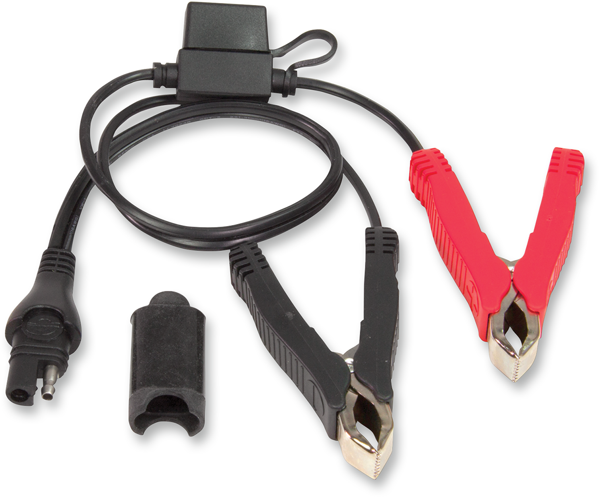 TECMATE Charger Cord - SAE to Fused Battery Clips O-14 - Image 2