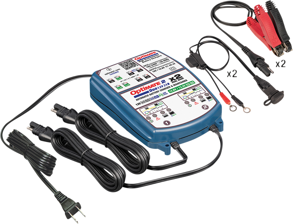 TECMATE Battery Charger/Maintainer - 2-Bank TM-571 - Image 2