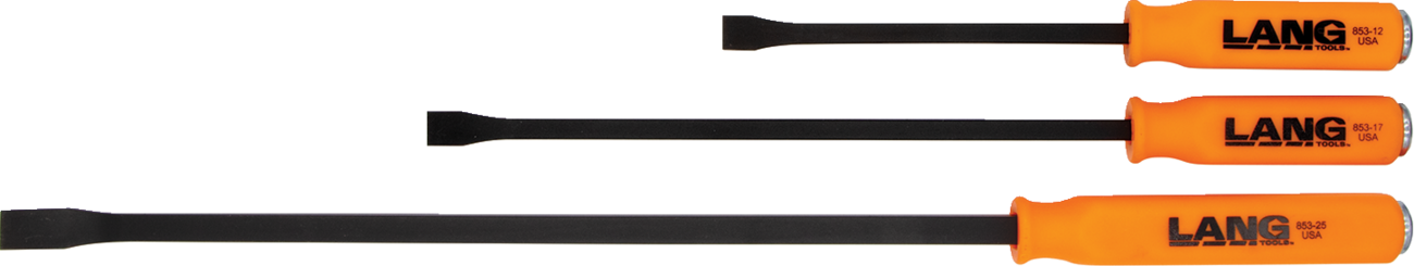 LANG TOOLS Pry Bar with Striking Handle - Curved Tip - Set 853-3ST