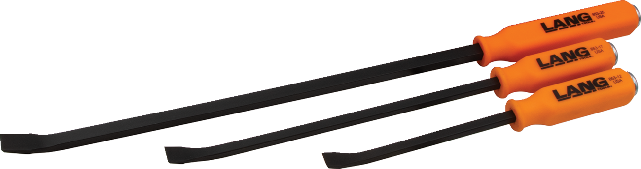 LANG TOOLS Pry Bar with Striking Handle - Curved Tip - Set 853-3ST - Image 2