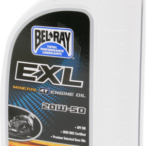 BEL-RAY EXL 4T Mineral Oil - 20W-50 - 1L 99100-B1LW