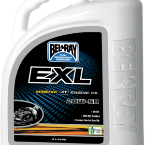BEL-RAY EXL 4T Mineral Oil - 20W-50 - 4L 99100-B4LW