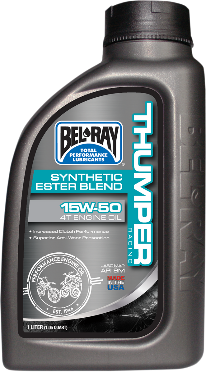 BEL-RAY Thumper Synthetic Blend 4T Oil - 15W-50 - 1L 99530-B1LW