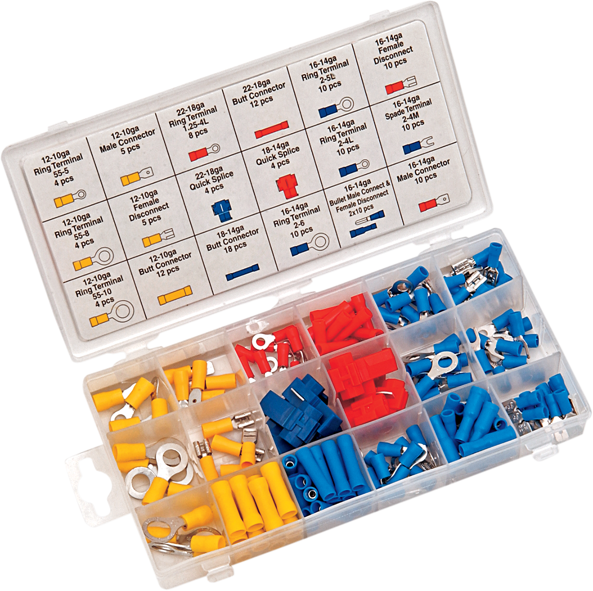 PERFORMANCE TOOL Wire Terminal Assortment - 160-Piece W5213
