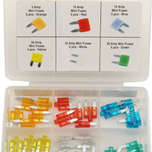 PERFORMANCE TOOL Fuse Assortment - Mini - LED - 30-Piece W5377