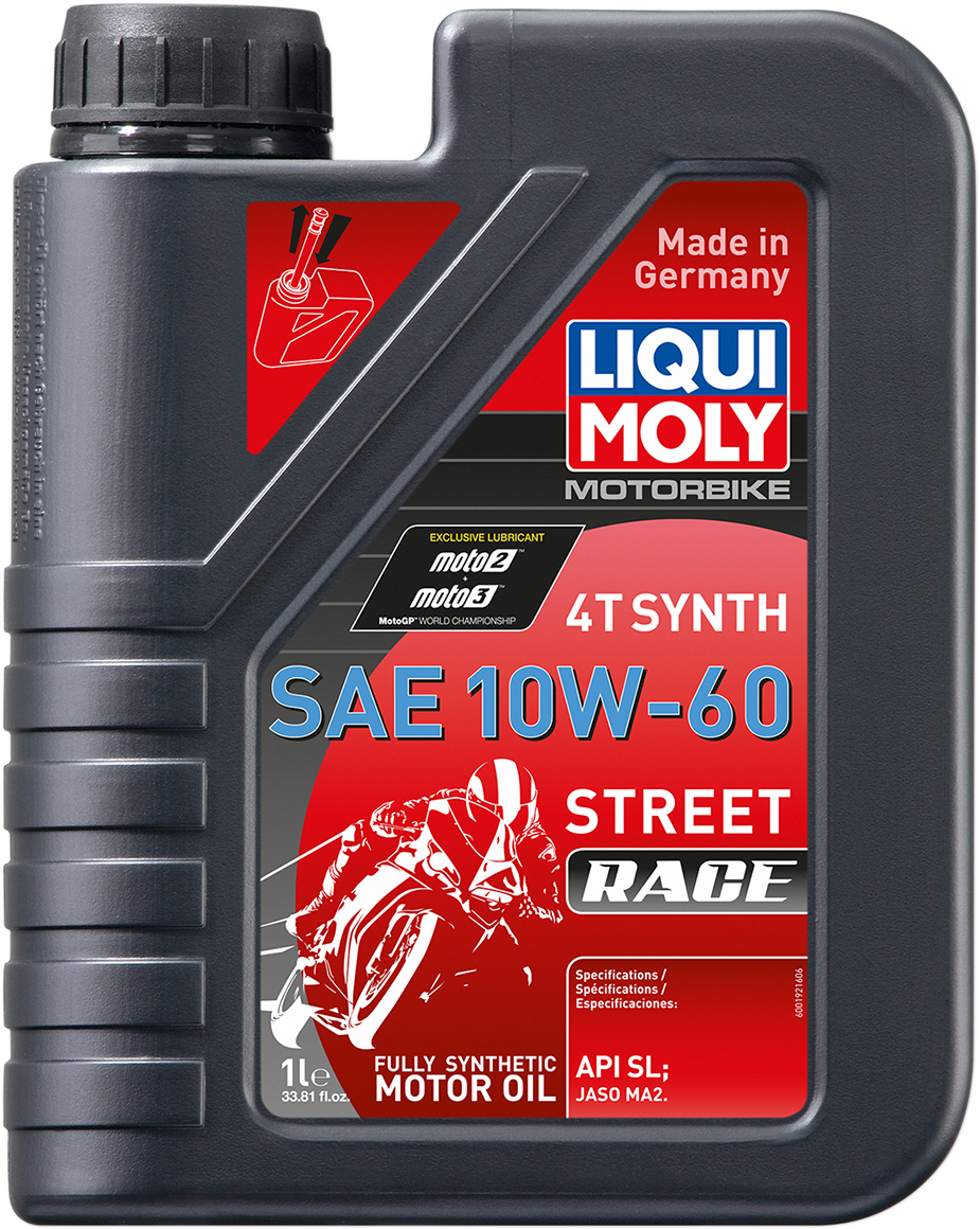LIQUI MOLY Street Race Synthetic 4T Oil - 10W-60 - 1L 20070