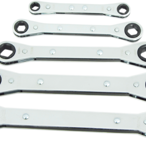 LANG TOOLS Wrench Set - Ratcheting - Metric RBM-5