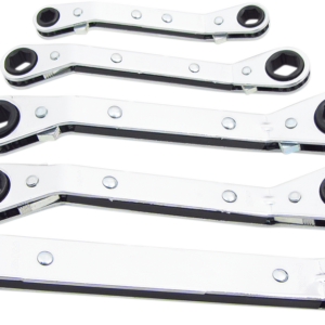LANG TOOLS Wrench Set - Ratcheting Offset - SAE ROWM-5