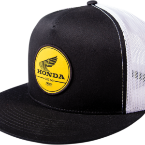 FACTORY EFFEX Honda Gold Snapback Hat - Black/White 24-86302
