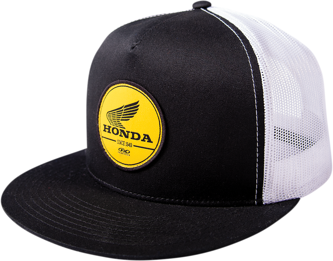 FACTORY EFFEX Honda Gold Snapback Hat - Black/White 24-86302