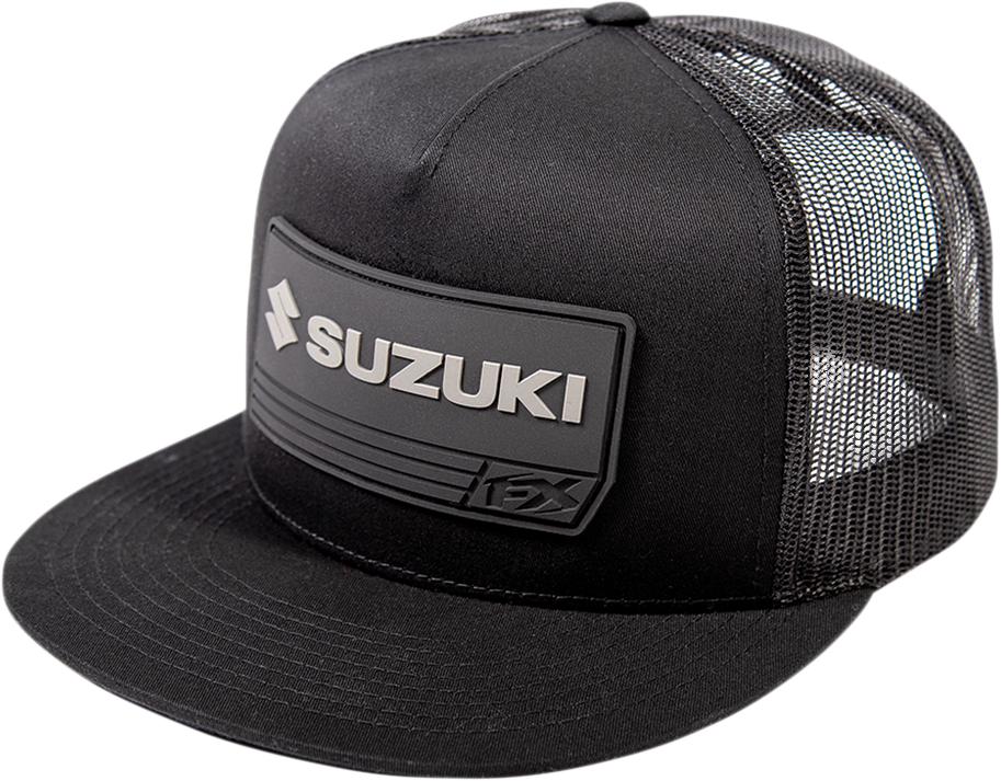 FACTORY EFFEX Suzuki 21 Racewear Hat - Black - One Size 24-86410