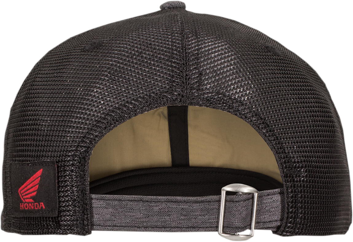 HONDA APPAREL Honda Utility Hat - Gray/Black/Red NP21A-H1829 - Image 2