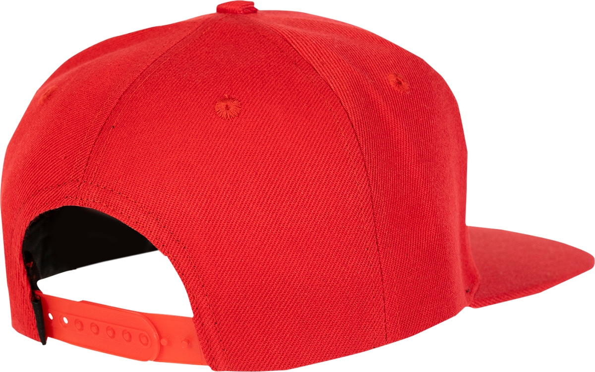 D'COR VISUALS Honda Wing II Hat - Red - One Size 70-128-1 - Image 2