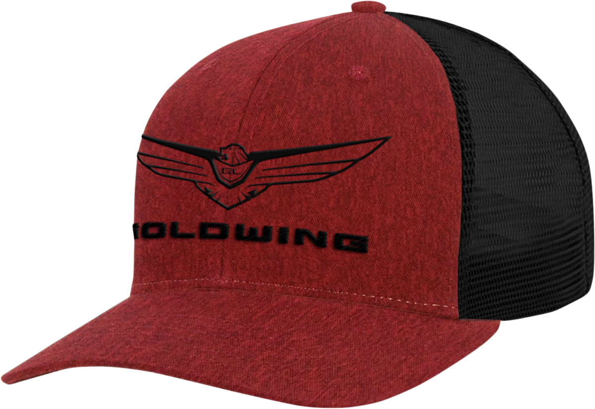 HONDA APPAREL Goldwing Hat - Heather Red/Black NP21A-H2491