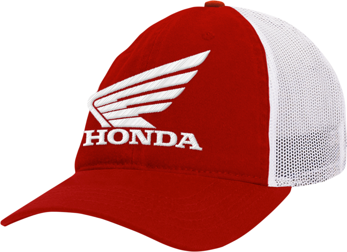 HONDA APPAREL Honda Trucker Hat - Red/White NP21A-H3161
