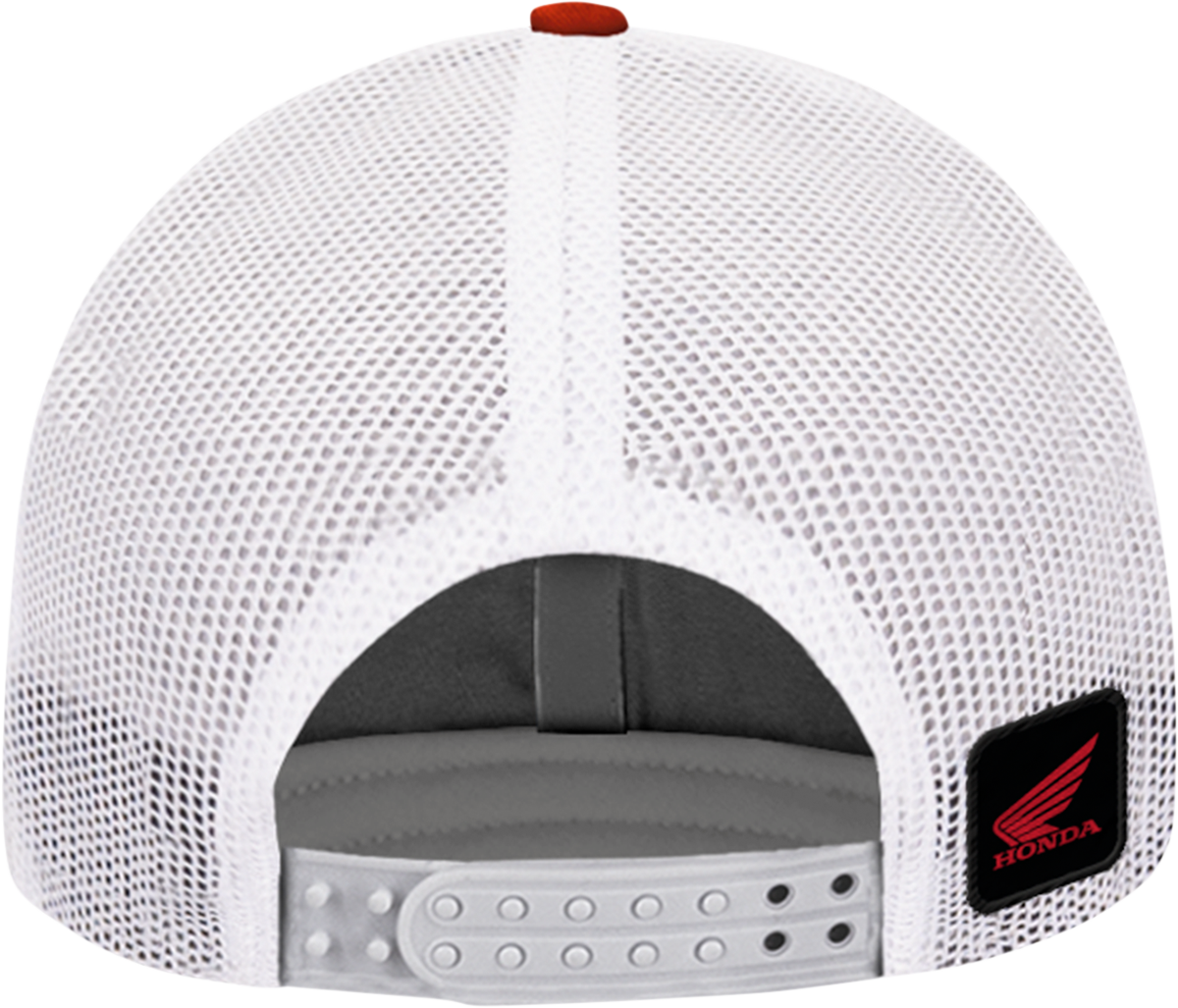 HONDA APPAREL Honda Trucker Hat - Red/White NP21A-H3161 - Image 2