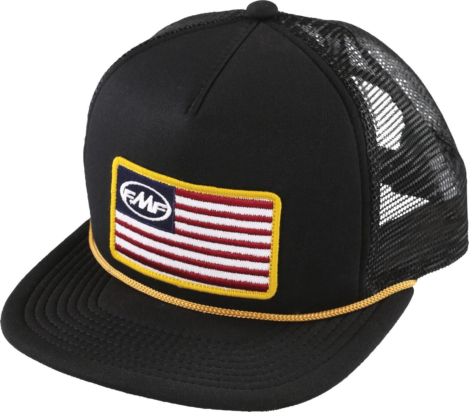 FMF Stars & Bars Hat - Black - One Size SP21196911BLK