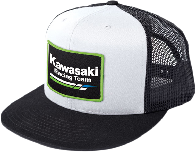FACTORY EFFEX Kawasaki Racing Hat - Black/White 18-86100