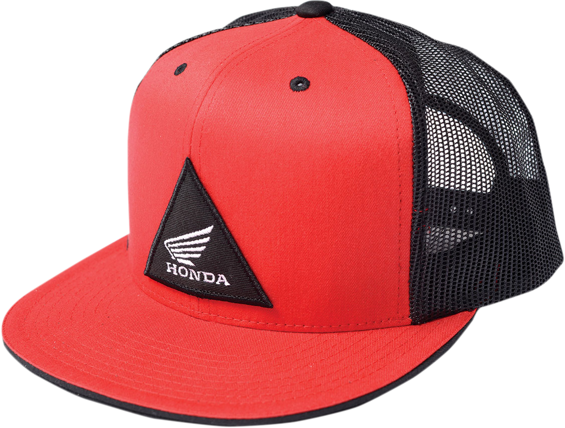 FACTORY EFFEX Honda TRI Snapback Hat - Red/Black 18-86200