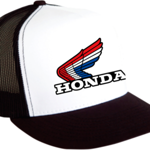 FACTORY EFFEX Honda Vintage Snapback Hat - Black/White 18-86302
