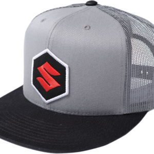 FACTORY EFFEX Suzuki Mark Snapback Hat - Black/Gray 18-86400