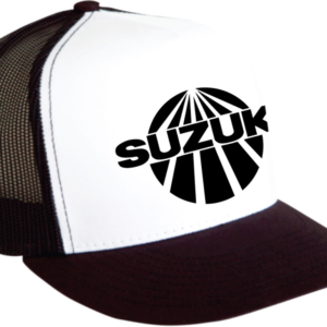 FACTORY EFFEX Suzuki Vintage Snapback Hat - Black/White 18-86402