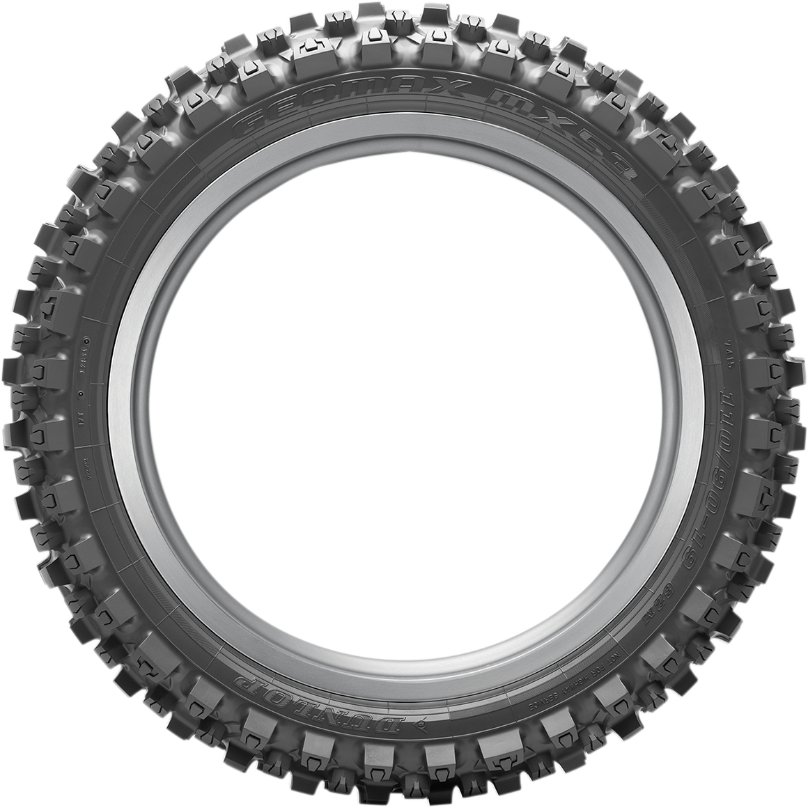 DUNLOP Tire - Geomax MX53 - Rear - 110/100-18 - 64M 45236568 - Image 3